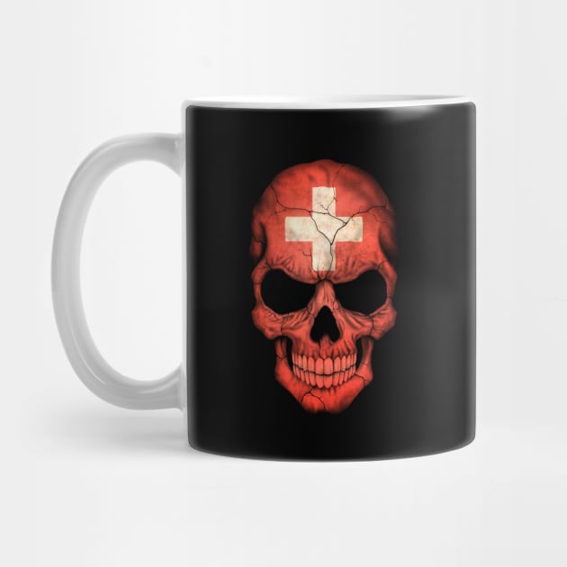 Swiss Flag Skull by jeffbartels